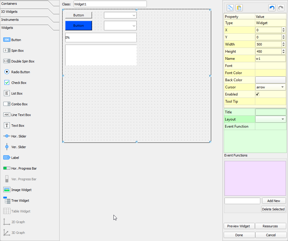 Tkinter Widgets Example